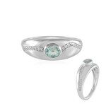 Paraibafarbener Smaragd-Silberring (SAELOCANA)