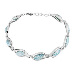 Larimar Silver Bracelet