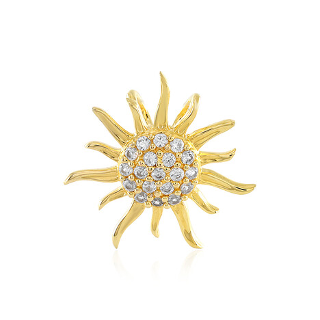 Zirkon-Silberanhänger