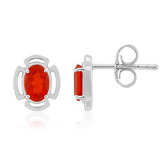 AAA-Mexikanischer Feueropal-Silberohrringe