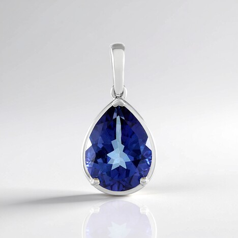 Ciondolo in argento con Topazio Blu Cobalto