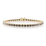 Brazalete en oro con Diamante negro (de Melo Gold)