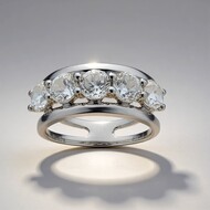 Anello in oro con Zircone (de Melo Gold)