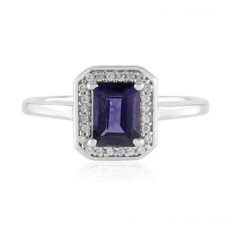 Anello in argento con Iolite