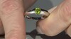 Bague en argent et Vésuvianite