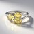 Anello in argento con Berillo Giallo