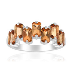 Zilveren ring met Tepetate topaasstenen
