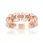 SI1 Argyle-Rose de France-Brillant-Silberring (Annette)