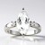 Anello in argento con Topazio Bianco