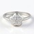 Anello in argento con Topazio Bianco