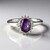 Anello in argento con Rubino Stellato