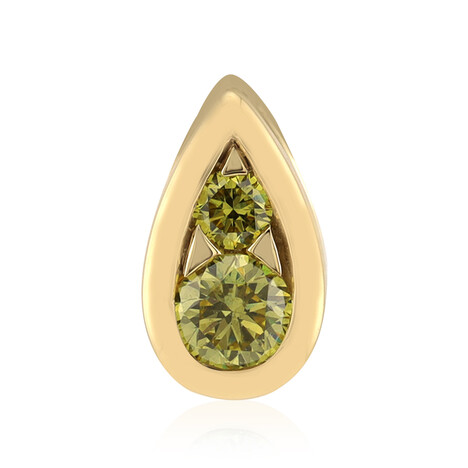 Gelber VS1 Brillant-Goldanhänger (Annette)