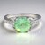 Anello in argento con Prehnite