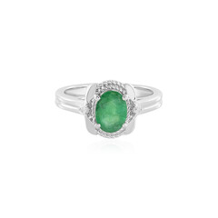 Anello in argento con Smeraldo Zambia