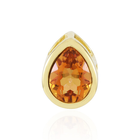Ciondolo in argento con Quarzo Arancione