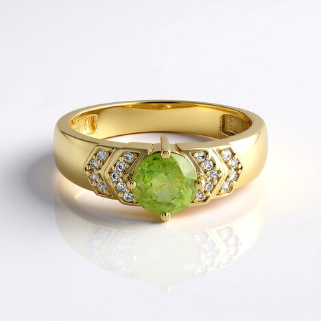 Anello in oro con Sfene (Adela Gold)