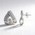Orecchini in argento con Zircone (MONOSONO COLLECTION)