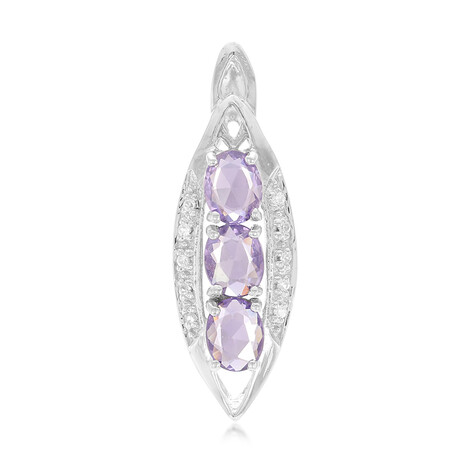 Mosambik-Saphir-Silberanhänger