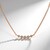 Collana in argento con Diamante Rose de France VS1 di Argyle (Annette)