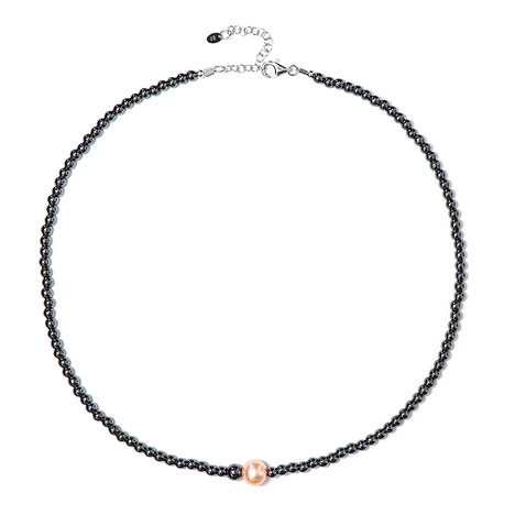 Collana in argento con Perla di Acqua Dolce