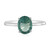 Green Fluorite Silver Ring