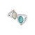 Blue Ethiopian Opal Silver Ring (Granulieren)