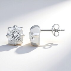 Orecchini in argento con Kunzite Bianca