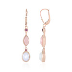 White Moonstone Silver Earrings (KM by Juwelo)