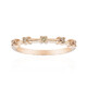 9K SI1 Argyle Rose De France Diamond Gold Ring (Annette)