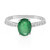 Bahia Emerald Silver Ring