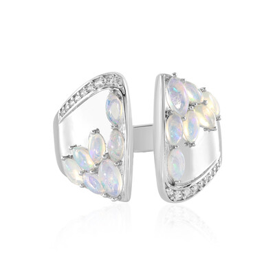 Bague en argent et Opale Welo (de Melo)