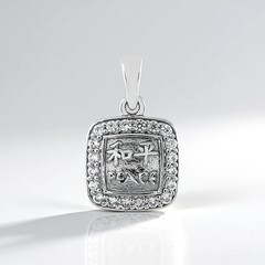 Ciondolo in argento con Zircone - Pace