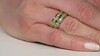Anillo en plata con Peridoto de Birmania