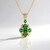 Collana in argento con Smeraldo Zambia (Gems en Vogue)