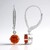 Orecchini in argento con Sfalerite