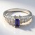 Anello in argento con Iolite Orissa