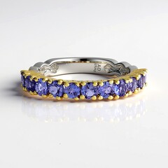 Anello in argento con Tanzanite (Gems en Vogue)
