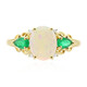 Anillo en oro con Ópalo de Australia (CIRARI)