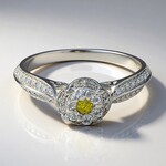 Anello in argento con Sfene