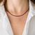 Collana in argento con Rubino Tanzania