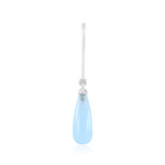 Ciondolo in argento con Onice Blu (MONOSONO COLLECTION)