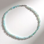 Collana in argento con Acquamarina Brasiliana
