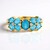 Anello in argento con Apatite Blu Neon