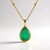 Collana in argento con Onice Verde (Adela Silber)
