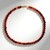 Collana in argento con Agata Rossa