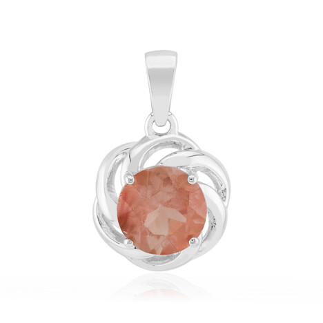 Colgante en plata con Piedra del sol de Oregón