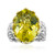 Ouro Verde-Quarz-Silberring (Dallas Prince Designs)
