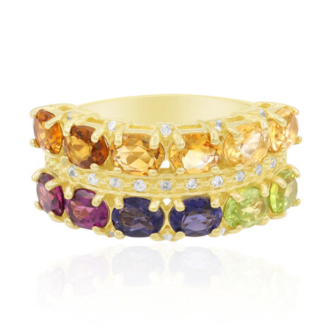 Bague en argent et Péridot