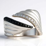 Anello in argento con Diamante I1 (G) (Annette)