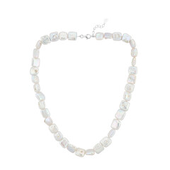 Keshi pearl Silver Necklace (TPC)